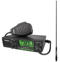 UNIDEN UH5050 12V & 24V 80CH UHF RADIO+GME AE4705B BLACK ANTENNA